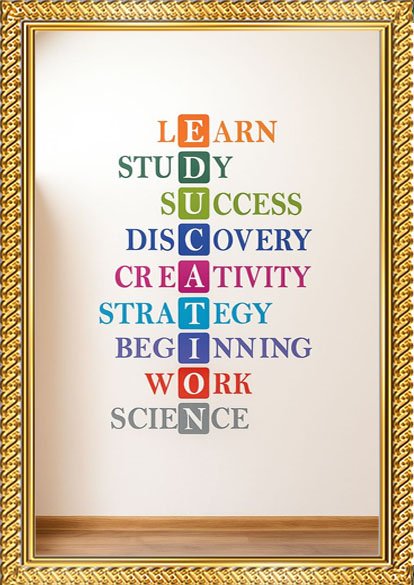 growth mindset office wall art set – premium a4 motivational frame trio for workplace & study room