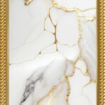 modern botanical & marble wall art set of 3 premium a4 frames – luxury minimalist home decor