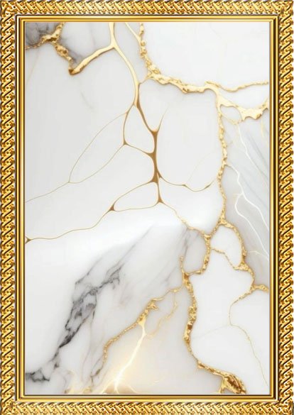 modern botanical & marble wall art set of 3 premium a4 frames – luxury minimalist home decor