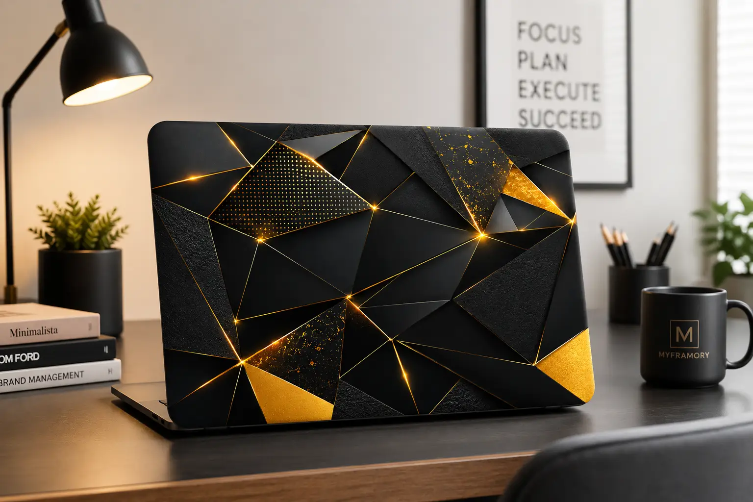 Geometric Laptop Sticker