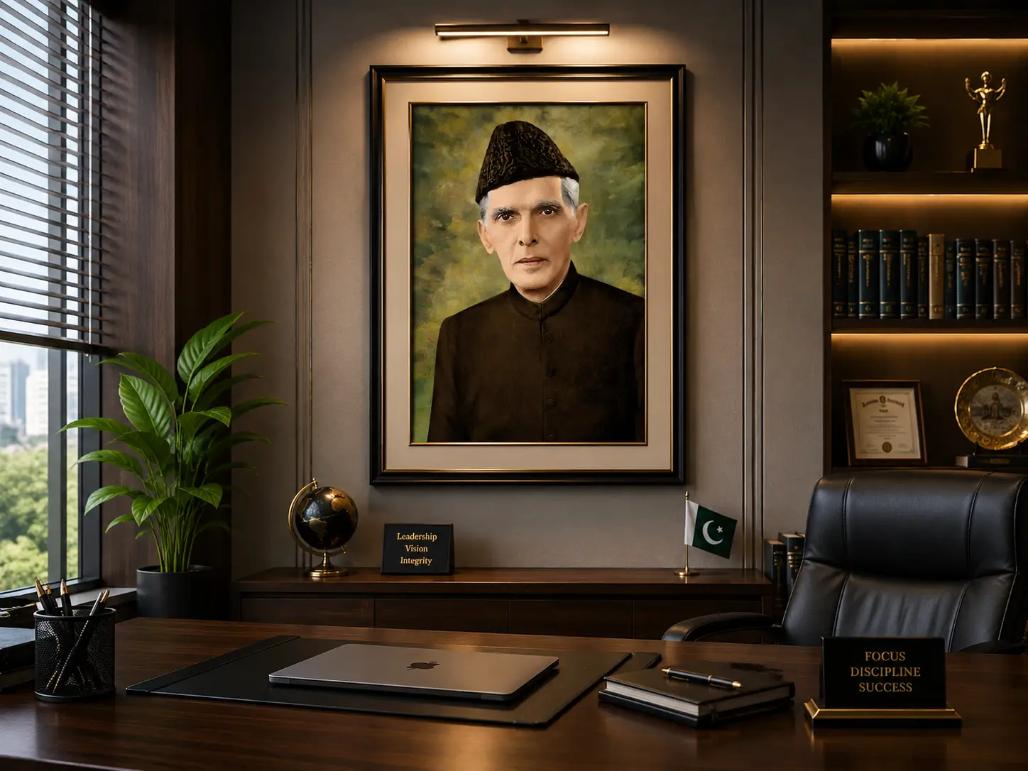 Quaid-e-Azam Muhammad Ali Jinnah Wall Art | Myframory