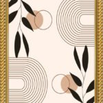 myframory modern botanical abstract wall art frame set of 3 2