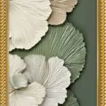 myframory modern botanical & marble wall art set of 3 premium a4 frame (3)