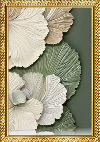 myframory modern botanical & marble wall art set of 3 premium a4 frame (3)