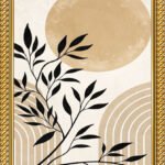 myframory premium botanical abstract wall frame set of 3 (2)
